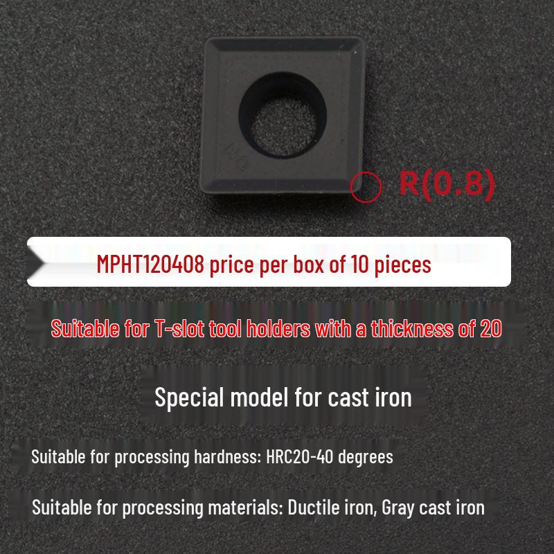 CNC T-Slot Milling Cutter with HTS Three-Sided Blade, Shank Thickness: 6, 8, 10, 12 Mm