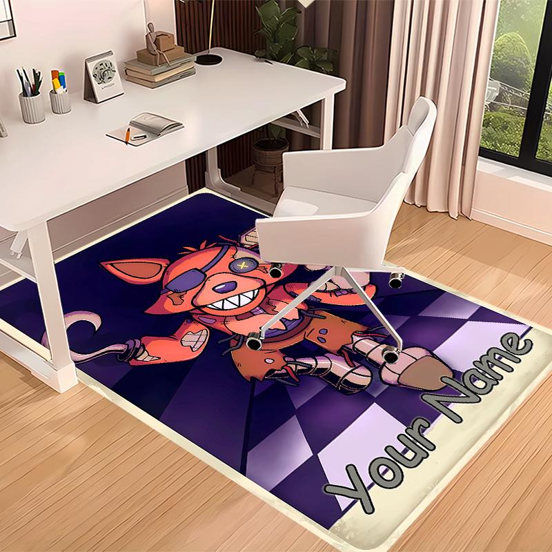Custom personalization Five Nights at Freddy's Print Area Rug - Soft, Washable Non-Slip Indoor Mat,Living Room,Home&Office Decorative Rug
