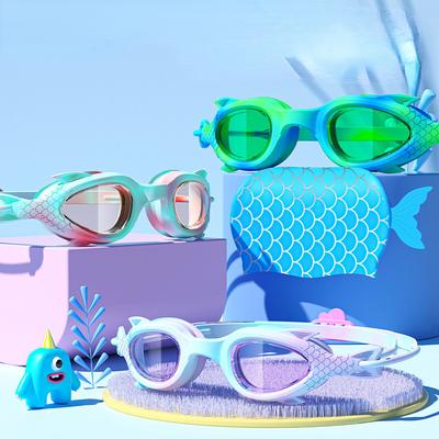 Occhialini da Nuoto Antiappannamento Regolabili per Bambini Ragazzi Ragazze Set Occhialini da Nuoto Attrezzatura per Sport Acquatici Allenamento Subacquea