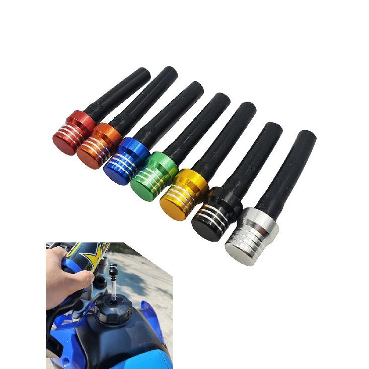 Motorcycle Gas Fuel Cap Single Way Valves Vent Breather Hoses Tubes For Motocross ATV Quad Dirt Pit Bike Fuel Tank Breather Pipe