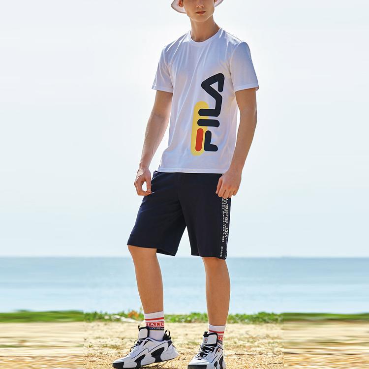 New FILA T Shirts Men's White F11M028163AWT