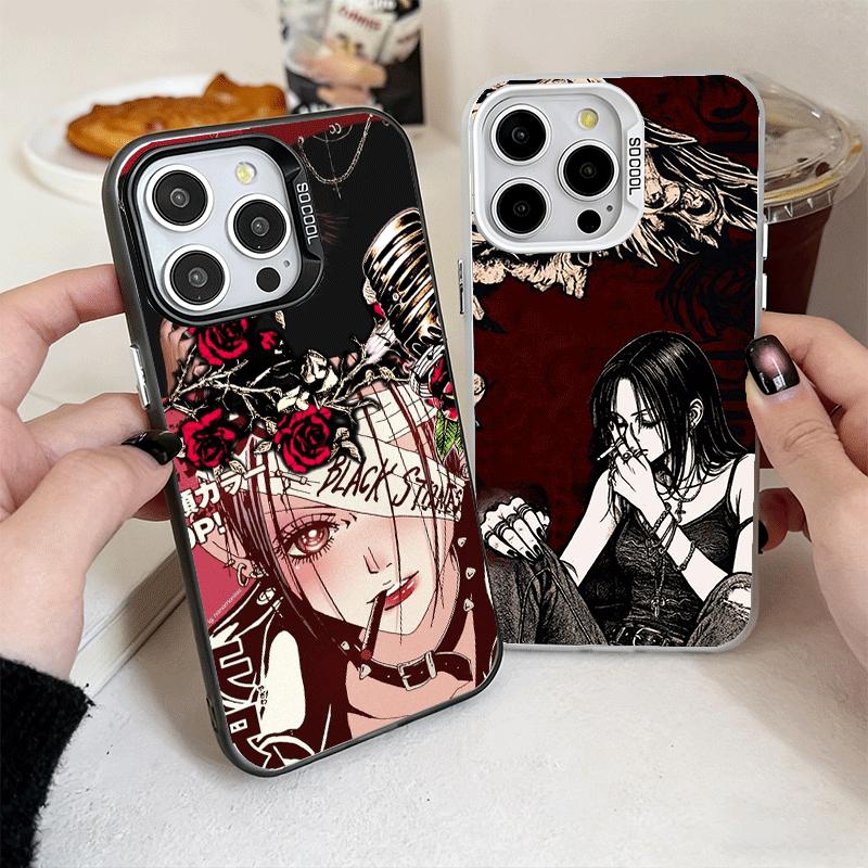 NaNa Osaki Anime Weiche Handyhülle für iPhone 15 16 17 Pro Max 17Air 16E 14 Plus 13 12 Mini Stoßfeste Hülle Rückschale