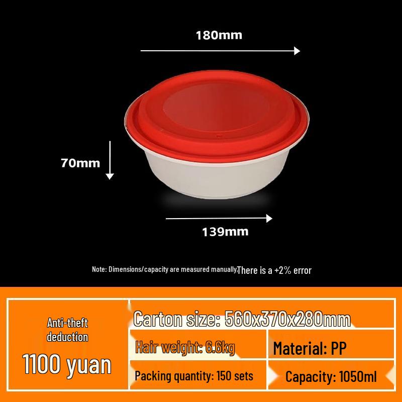 Handun Disposable Microwavable Food Containers