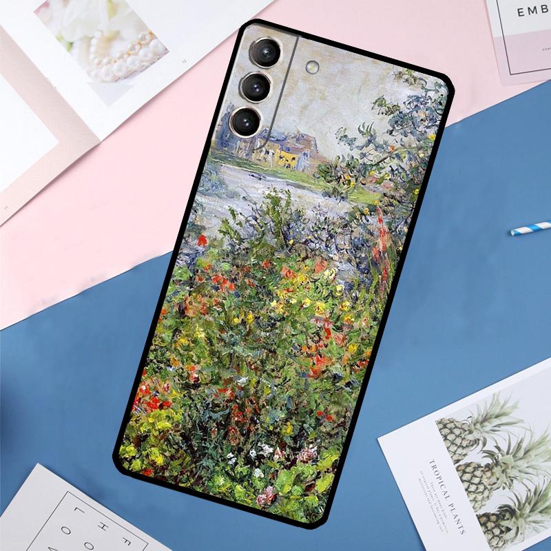 Claude Monet Case For Samsung Galaxy S24 Ultra S20 S21 S22 S23 S25 Ultra S9 S10 Plus S25 FE Back Cover