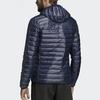 adidas Péřová bunda s kapucí Varilite Legend Ink Pánská DX0785