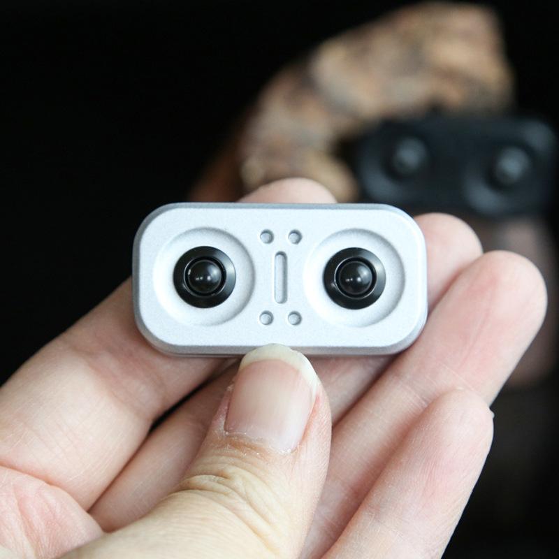 Owl fidget rotator fidget magnetic slider hand rotator metal edc office desk toy for adults and children gift fidgeting toy