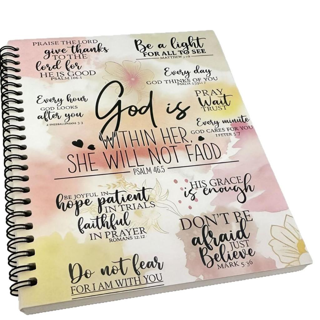 A5 Spiral-Bound Planner Notebook Diary 