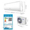 AUX 1.5 HP Inverter Wall-Mounted Air Conditioner CN plug (adapter included)