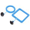 Fish Feeding Ring Safe Aquarium Fish Floating Food Feeder with Strong Suction Cup for Fish Tank