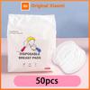 50pcs/bag Breastfeeding Disposable Breast Nursing Pads Breathable Slim Super Absorbency Cotton Breast Pad Nurse