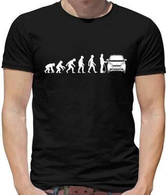 Evolution Of Uomo Smart Autista T-Shirt - Auto Proprietario