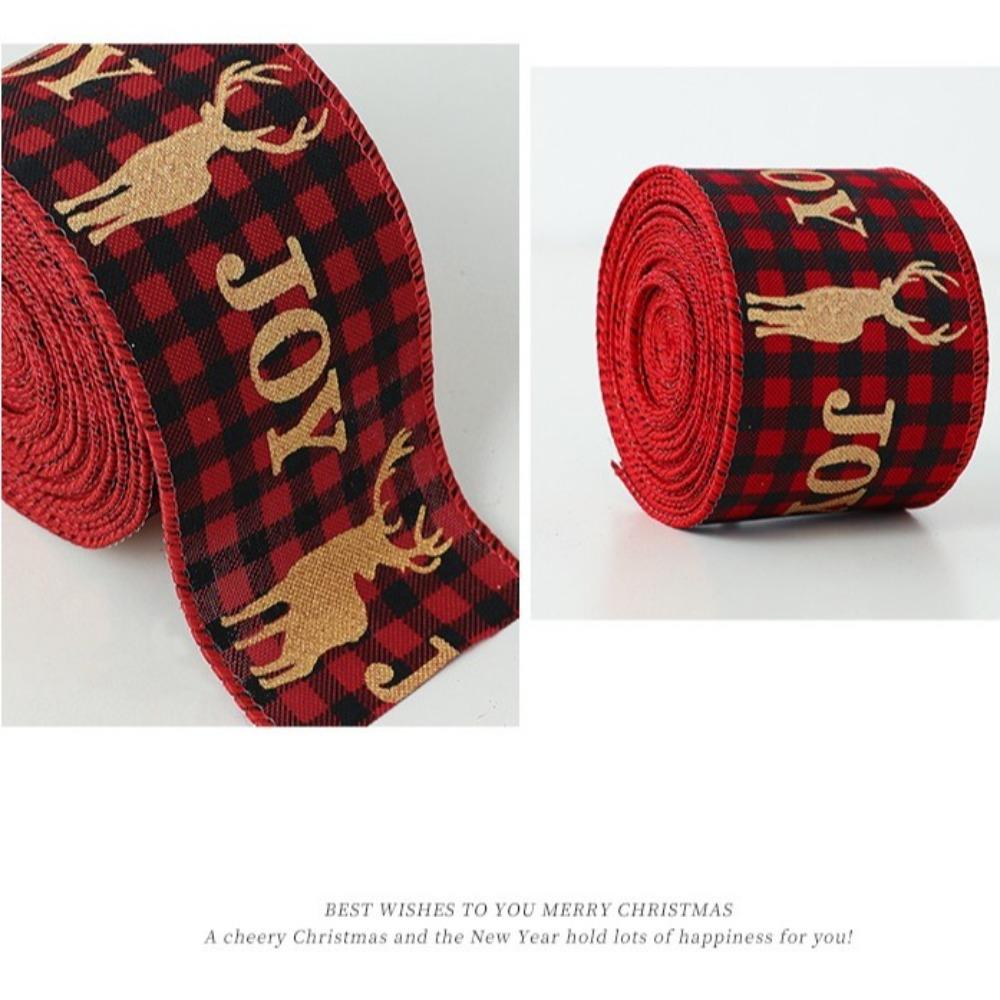DIY Fabric Swirl Ribbon Xmas Gift Burlap Ribbon New Christmas Ribbon