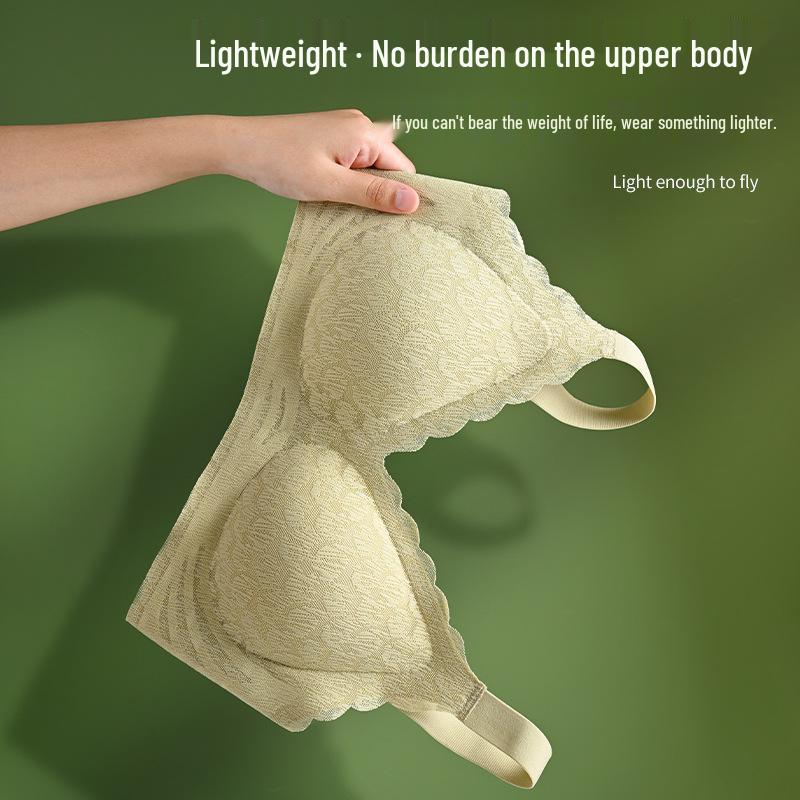 Červená Push-Up podprsenka ve velikosti Plus Size s nastavitelnou podporou proti prověšení pro štíhlejší vzhled