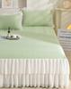 Princess Wind Bed Skirt Ice Bean Cool Mat 3-piece Set Washable Cool Silk Mat Bed Skirt Cool Mat