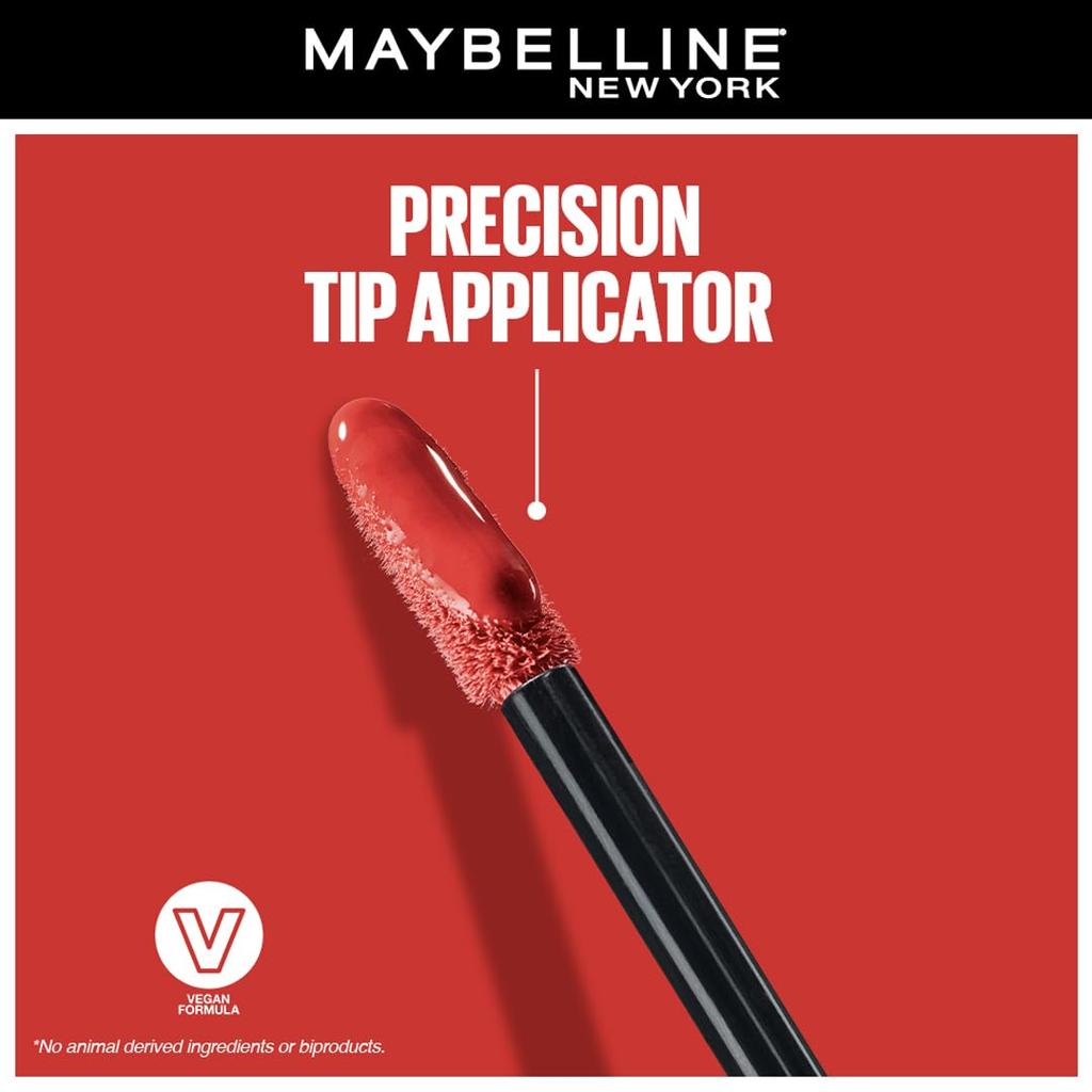 Maybelline Superstay Vinyl Ink Liquid Lipstick Awestruck, High Shine Long Lasting 16Hr Wear, Smudge Proof Transfer Proof Vegan Lip Colour