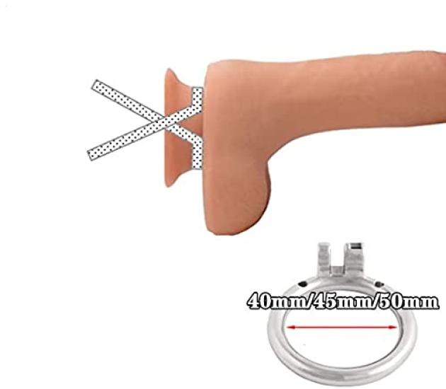 Stainless Steel Chastity Belt for Chastity Hollow Chastity Cage with Penis Penis Restraint Metal Penis SM Cheating Cock Adult Toy Men, Lock, Plug,