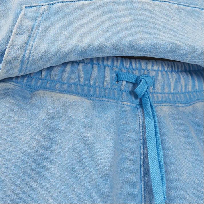Jordan Flight Wool Logo Cuffed Solid Color Knitted Sports Pants Women bottoms Deep-Pink Blue DX3249-443