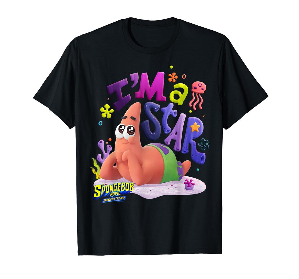 Spongebob Squarepants Sponge On the Run Patrick I'm A Star T-Shirt