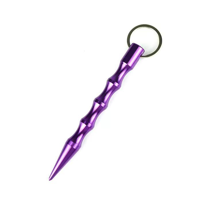 Women's Self-Defense Tactical Pen: Portable, Pen-Shaped Keychain Tool with Window Breaker for Outdoor Safety.