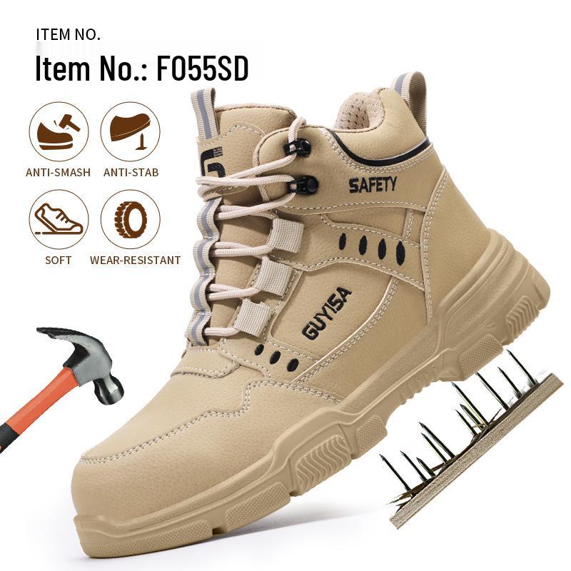 Men's 10KV Insulated Winter Safety Shoes: Anti-Smash, Anti-Puncture, Wear-Resistant, Comfortable for Long Standing