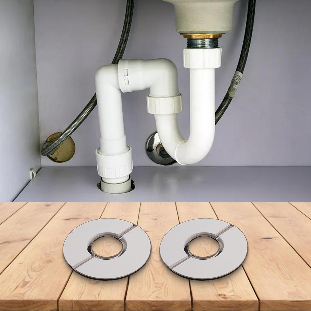 Protect and Decorate Bathroom Water Pipe with Stainless Steel Cover