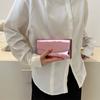 Pu Leather Envelope Evening Bag Functional Handheld Bag Fashion Messenger Cluth Bag  Outdoor