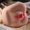 1.8KG Realistic Hip Masturbator for Men - 2 Hole Design (Deep Vagina & Tight Anal) with 3D Lifelike Pussy and Ass&Ultra-Realistic Sex Doll Hip