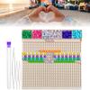 with 3 Beading Needle&Storage Tube Pony Beads Fast Stringing Tray  Music Festivals