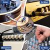Uxcell 5pcs Inch Audio TS Plug Mono Male Plug Cable Connector TS Male Audio Cable Adapter for Guitars Inch Silver 1/4 6.35mm Speakers, Microphones,