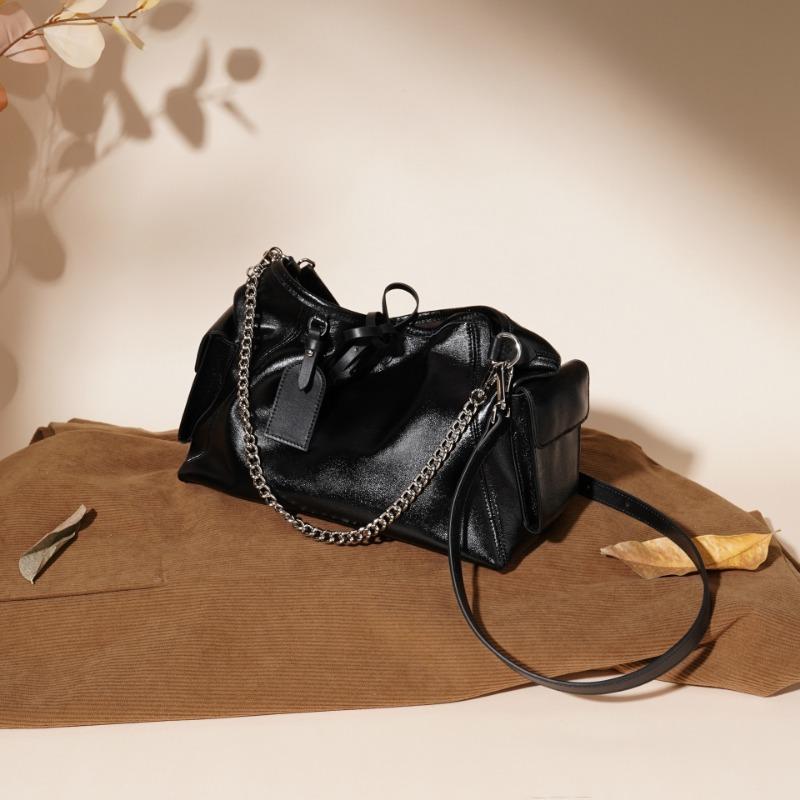 Large-capacity Tote Bag, Genuine Leather Women's Bag, Commuter Single-shoulder Underarm Bag