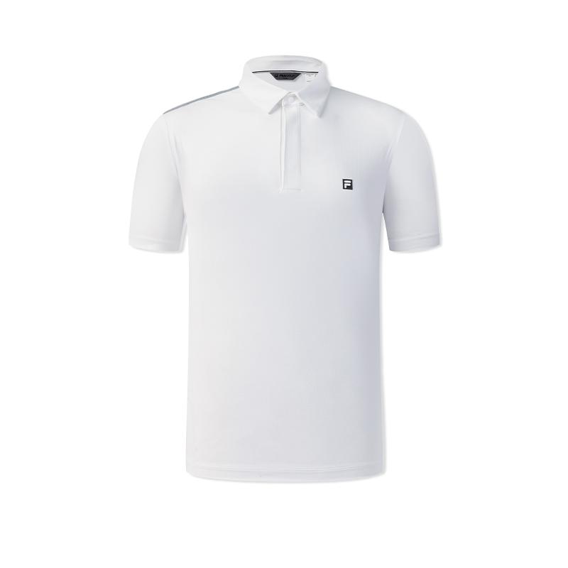 

FILA Golf Series Casual Fashion Cool Touch Polo Shirt Men tops Jade-White A11M625138FWT M