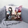 B-Bang Dream Ave Mujica Cartoon Pillow Case Cushion Cover Soft Cute Throw Pillow Case For Sofa Pillowcase Polyester With Zipper