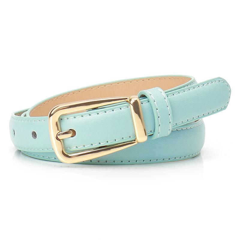 Womens Leopard Print Buckle Belt With Metal Pin Clasp - Fashionable Waistband Jeans Casual Office Wear