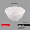 Yangge White Melamine Round Rice Bowl
