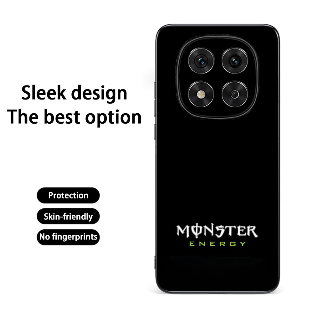 MonsterS Juice Drink Flavor E-energyS Phone Case For Redmi Note 14 13 12 11 Pro Plus S 5G 14C A3 Soft Black Phone Cover