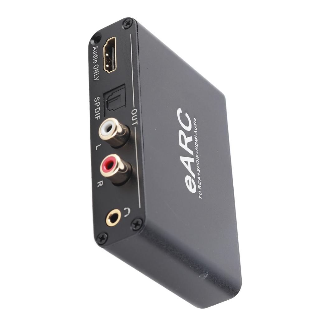 EARC ARC Sound Extractor HD Multimedia Interface Optical 3.5mm Output HD Multimedia ARC Adapter for HDTV Speaker