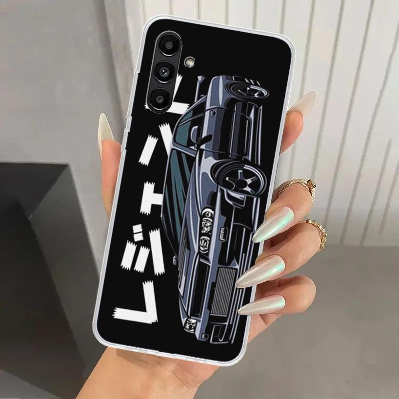 JDM Tokyo Drift Sports Car Phone Case for Samsung Galaxy A17 A16 A26 A36 A56 A15 A25 A35 A55 A14 A24 A34 A54 A13 A23 A33 A53 A05