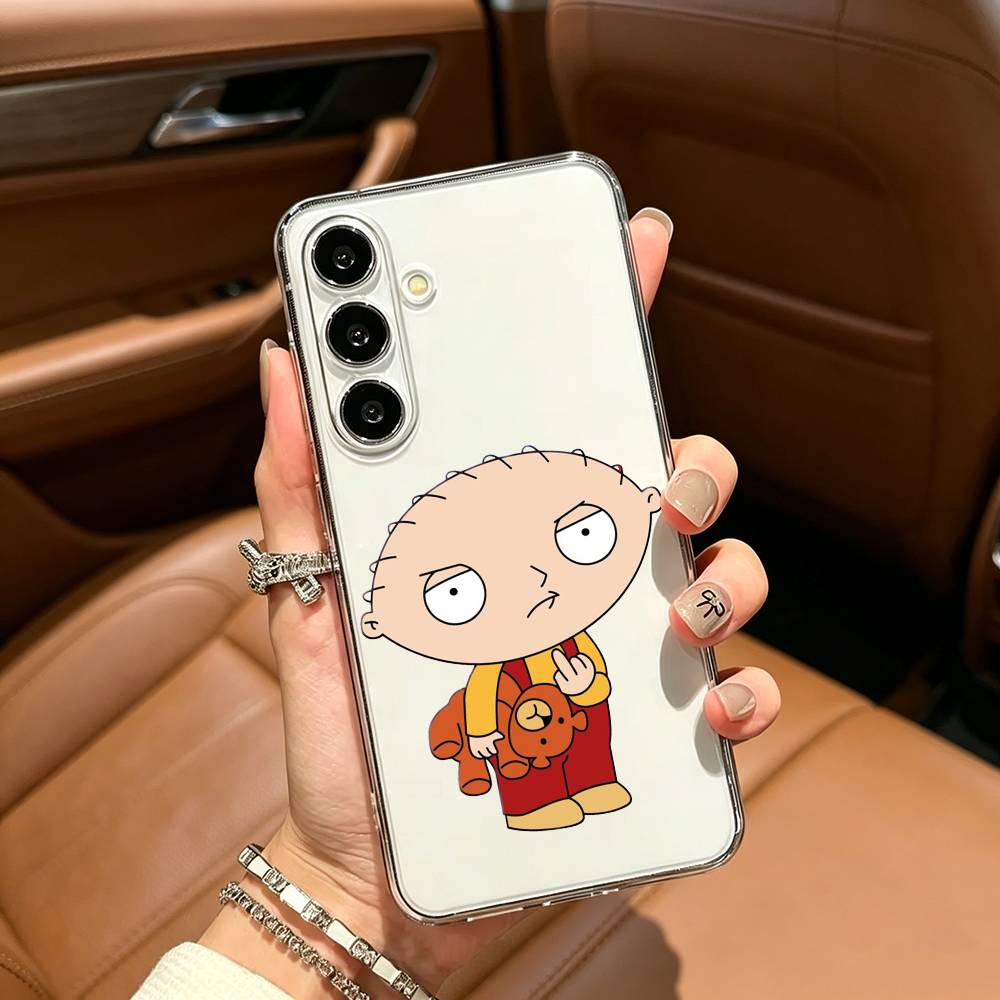 CUTE S-Stewie G-Griffin SG Phone Case For Samsung Galaxy A71,A70,A52,A51,A40,A30 Transparent Cover