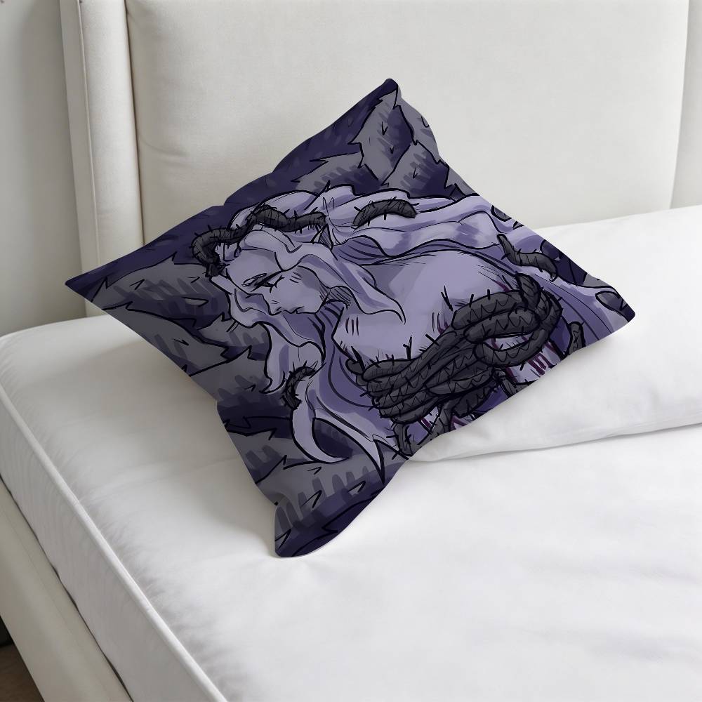 SSlay The PPrincess Game Square Pillow Cover Decorative Throw Pillow Case for Sofa Couch Bed Home Car Living Room Decoration