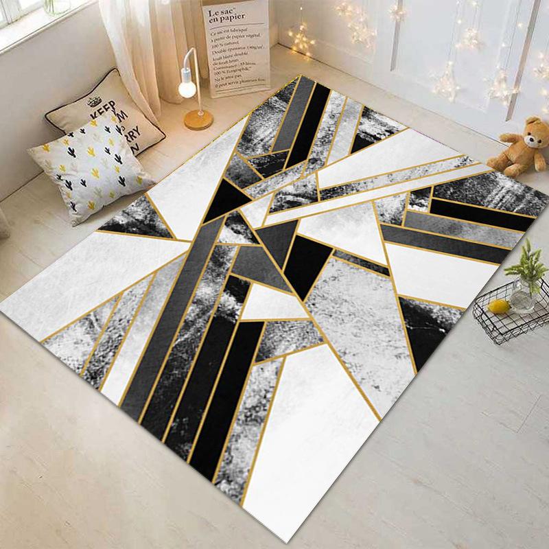 Marble Geometric Abstract Living Room Carpet Nordic Minimalist Modern Style Living Room Carpet