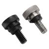 Skull Themed Aluminum Seat Bolts For Motorcycles Machining Easy Installation Kit Application