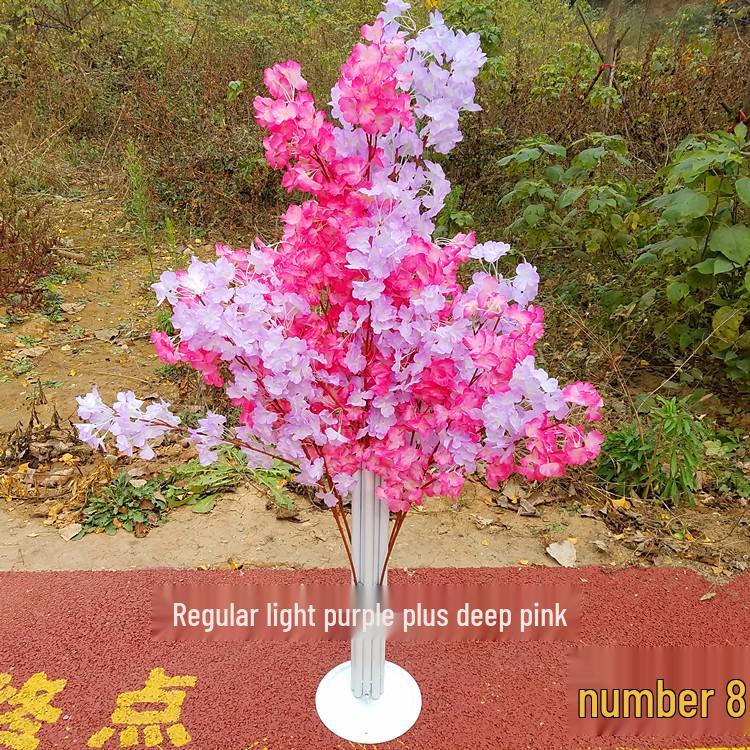 Cherry Blossom Wedding Aisle Runner and Flower Basket Stand