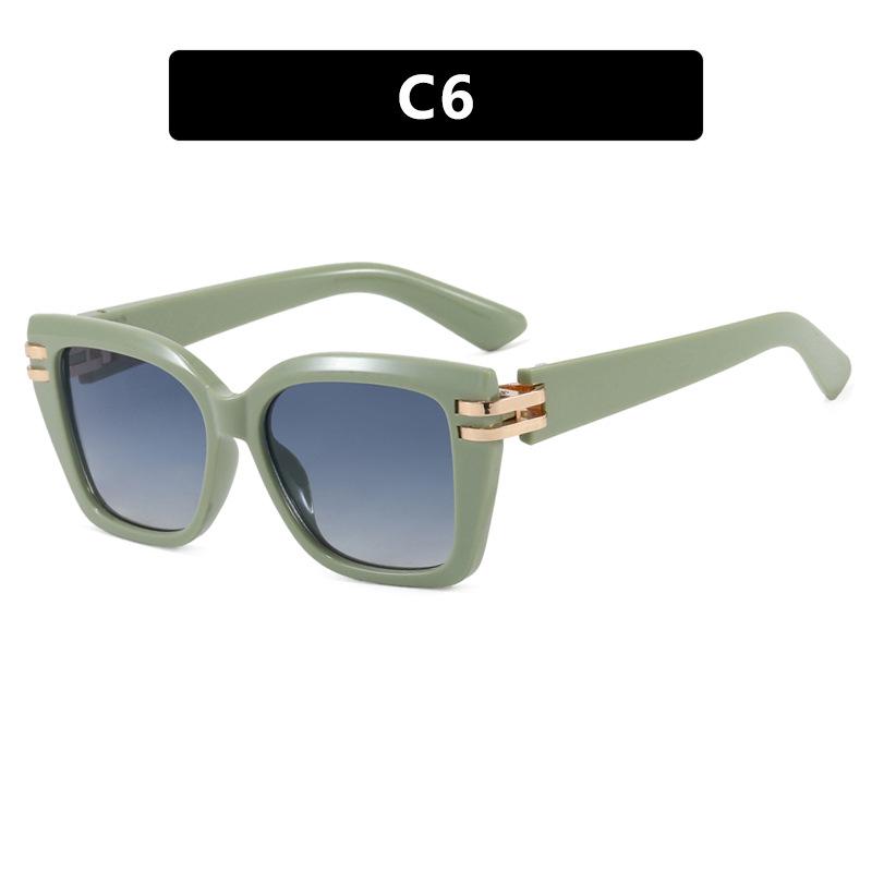 Fashion Sunglasses for Women with A High-end Feel Large Frame and Slimming Effect Sunscreen Sunglasses