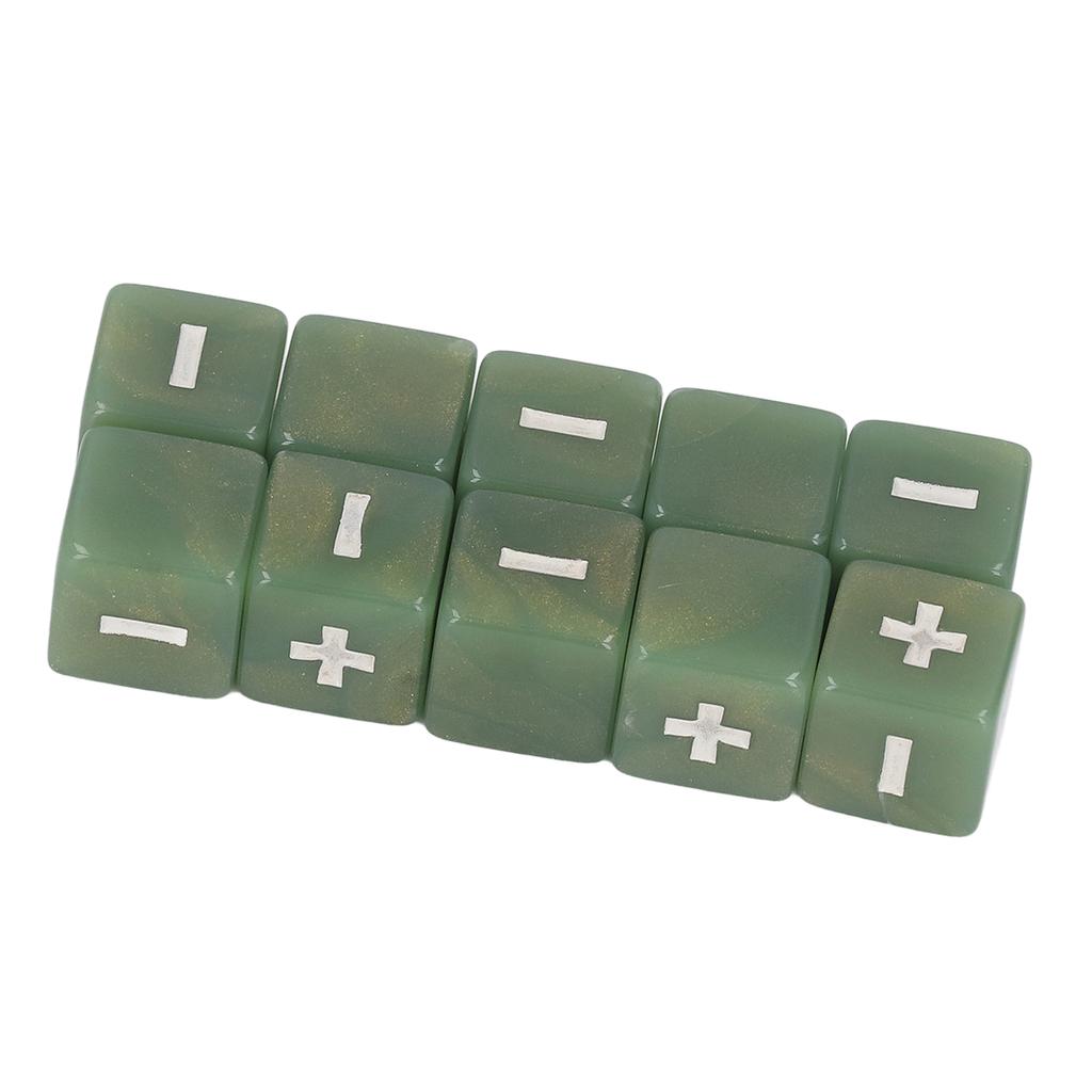 20pcs Plus Minus Sign Dice Set 16mm Math   Calculation Dices for Infant Teaching