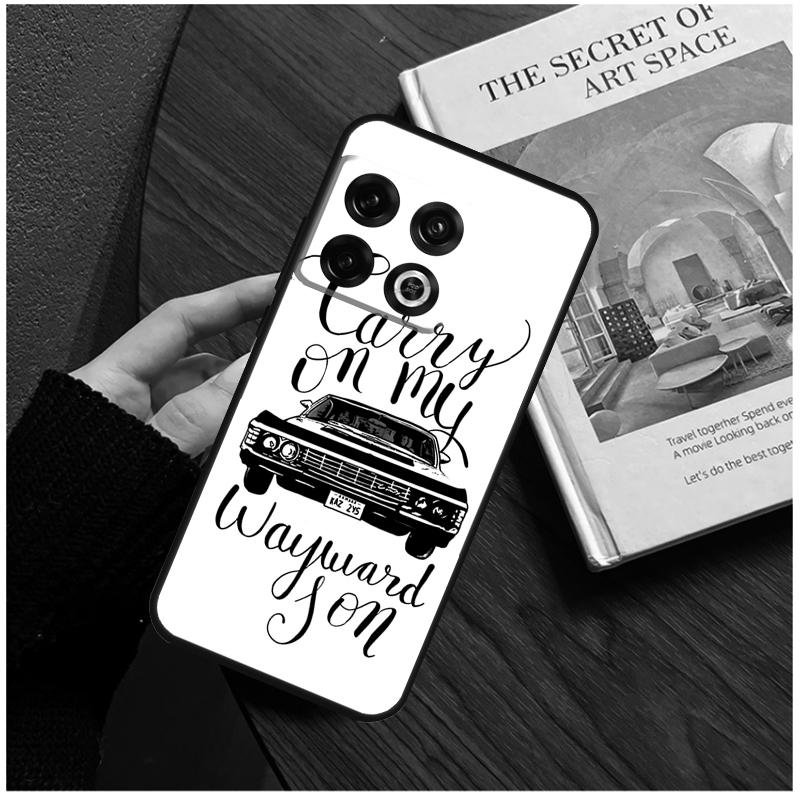 Supernatural CARRY ON MY WAYWARD For OnePlus 13R 10R 12R 10T 8T 13T 11 12 13 15 Case For OnePlus Nord 5 CE 2 3 4 Lite N20 N30