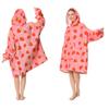1 Stück Kapuzenpullover für Erwachsene, Kaltwetterkleidung, Hauskleidung, Flanell-Pyjama