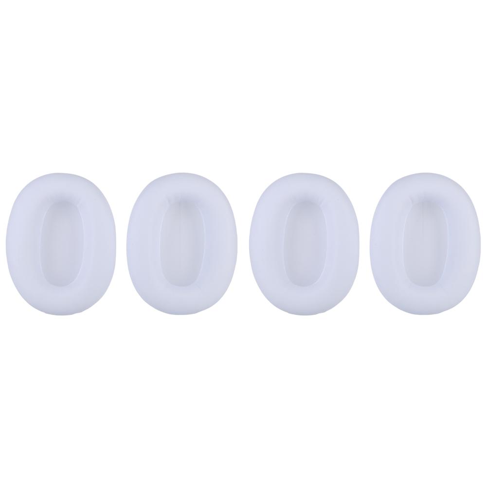 

T0# 1 Pair Replacement Ear Cushion Memory Foam Earmuffs for MPOW H12 ANC (White)