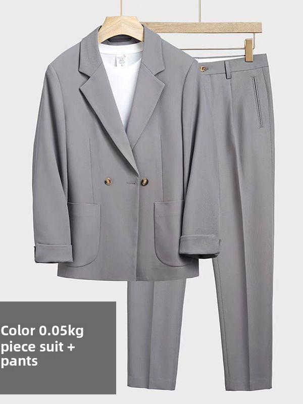 Men's Japanese-Style Loose Korean Suit Jacket - Cool, Handsome & Mature Spring Fashion