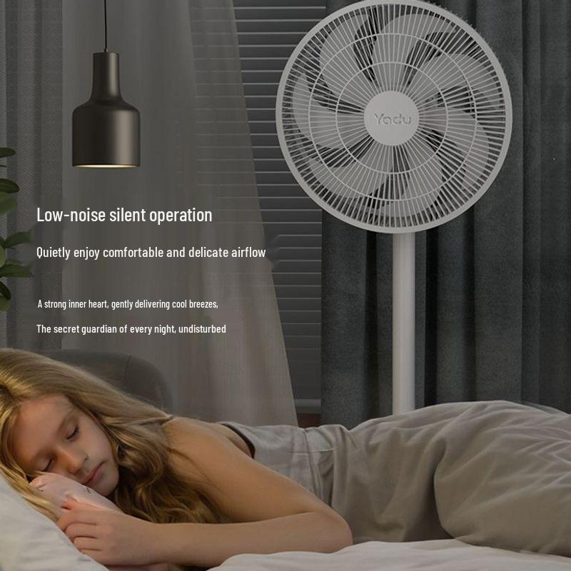 Remote Control Oscillating Floor Fan with Powerful Wind