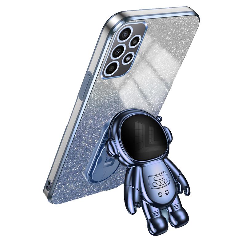 For Samsung Galaxy A52s 5G/A52 5G/4G Case Shockproof PC+TPU Phone Cover with Astronaut Kickstand